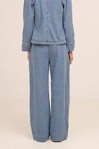 Carmen Says Flash Denim Wide Leg Pants
