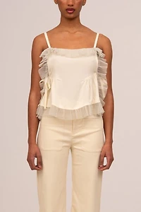 Carmen Says Serenity Cream Blouse