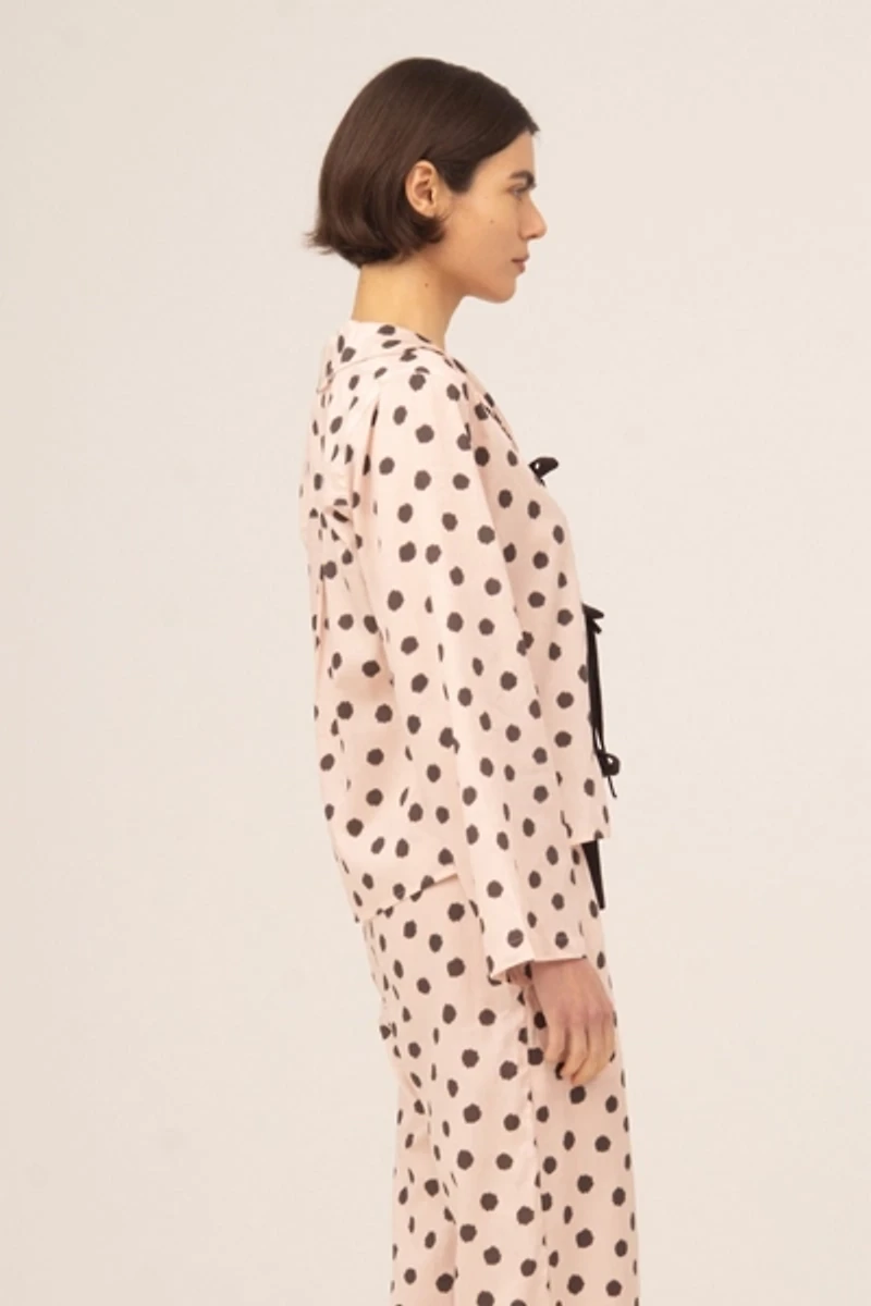 Carmen Says Noctis Polka Dot Pajama Shirt