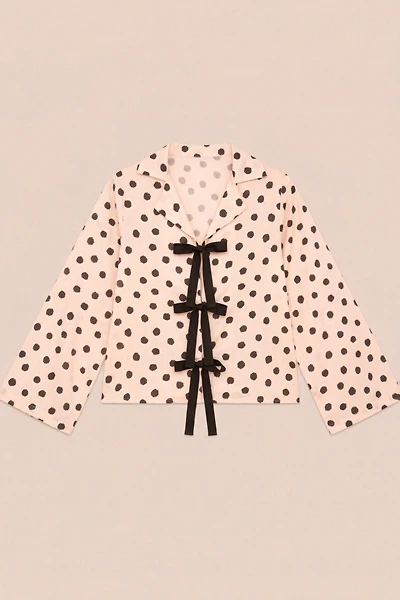 Carmen Says Noctis Polka Dot Pajama Shirt