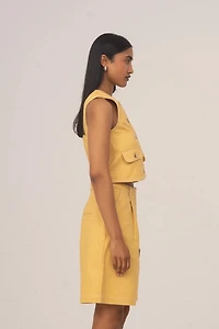 Carmen Says Desk Pale Denim Bermudas