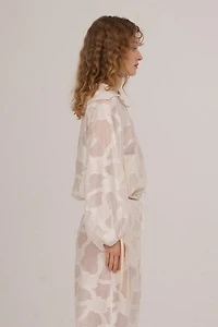 Carmen Says Printworks Balloon Blouse