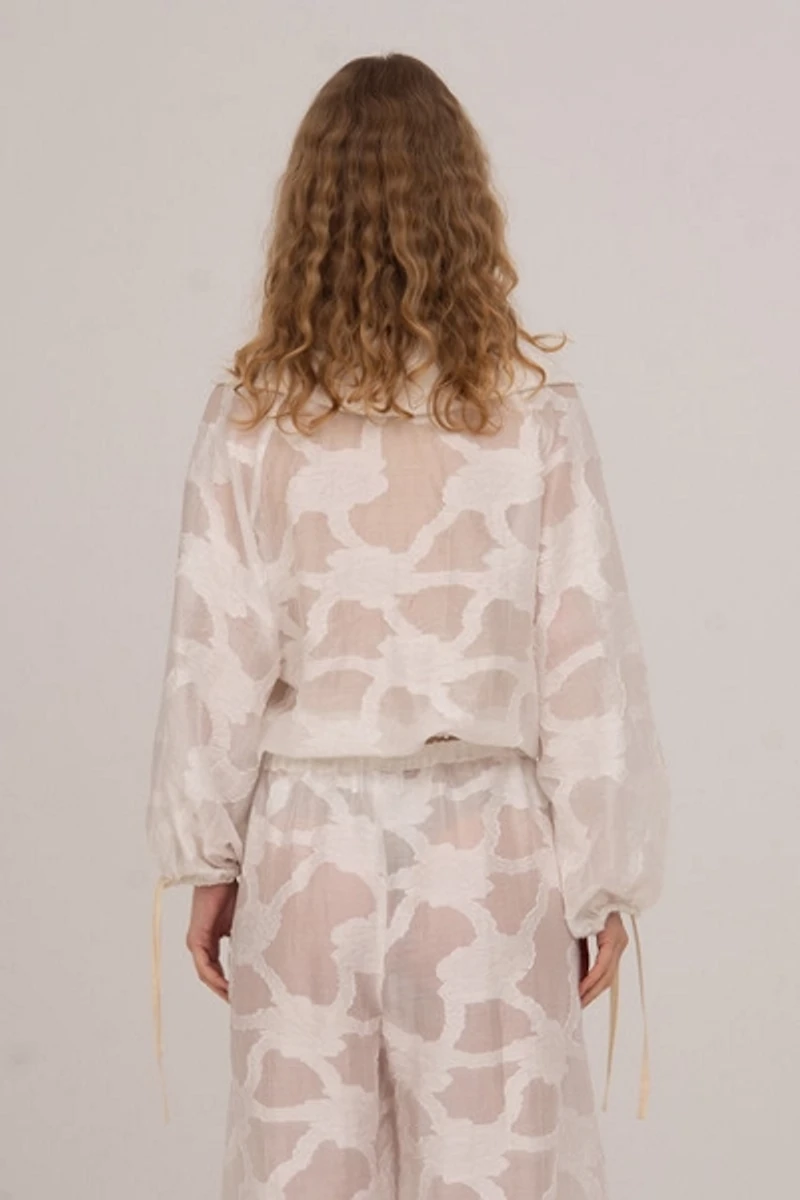 Carmen Says Printworks Balloon Blouse