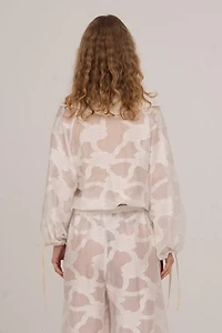 Carmen Says Printworks Balloon Blouse