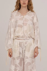 Carmen Says Printworks Balloon Blouse