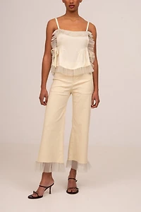 Carmen Says Serenity Cream Pants
