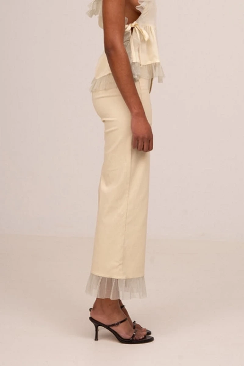 Carmen Says Serenity Cream Pants