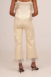 Carmen Says Serenity Cream Pants