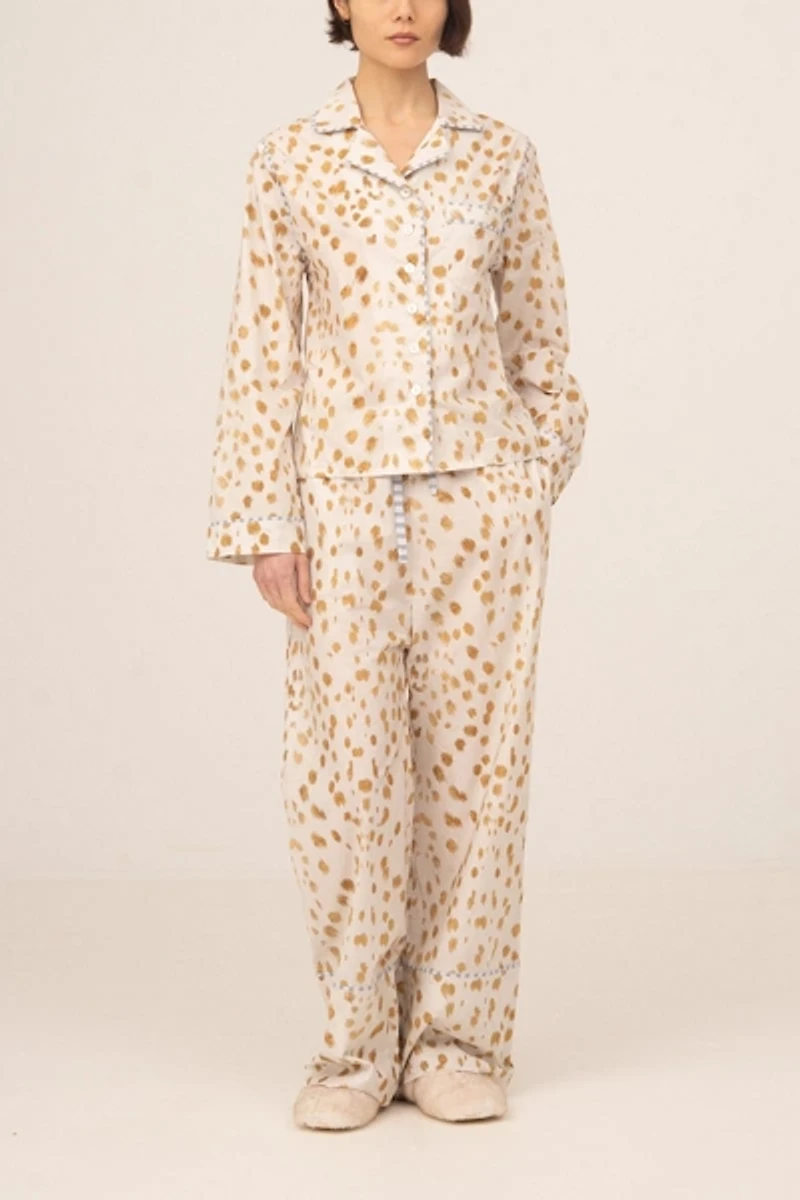 Carmen Says Bambi Deer Print Pajama Shirt