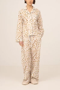 Carmen Says Bambi Deer Print Pajama Shirt