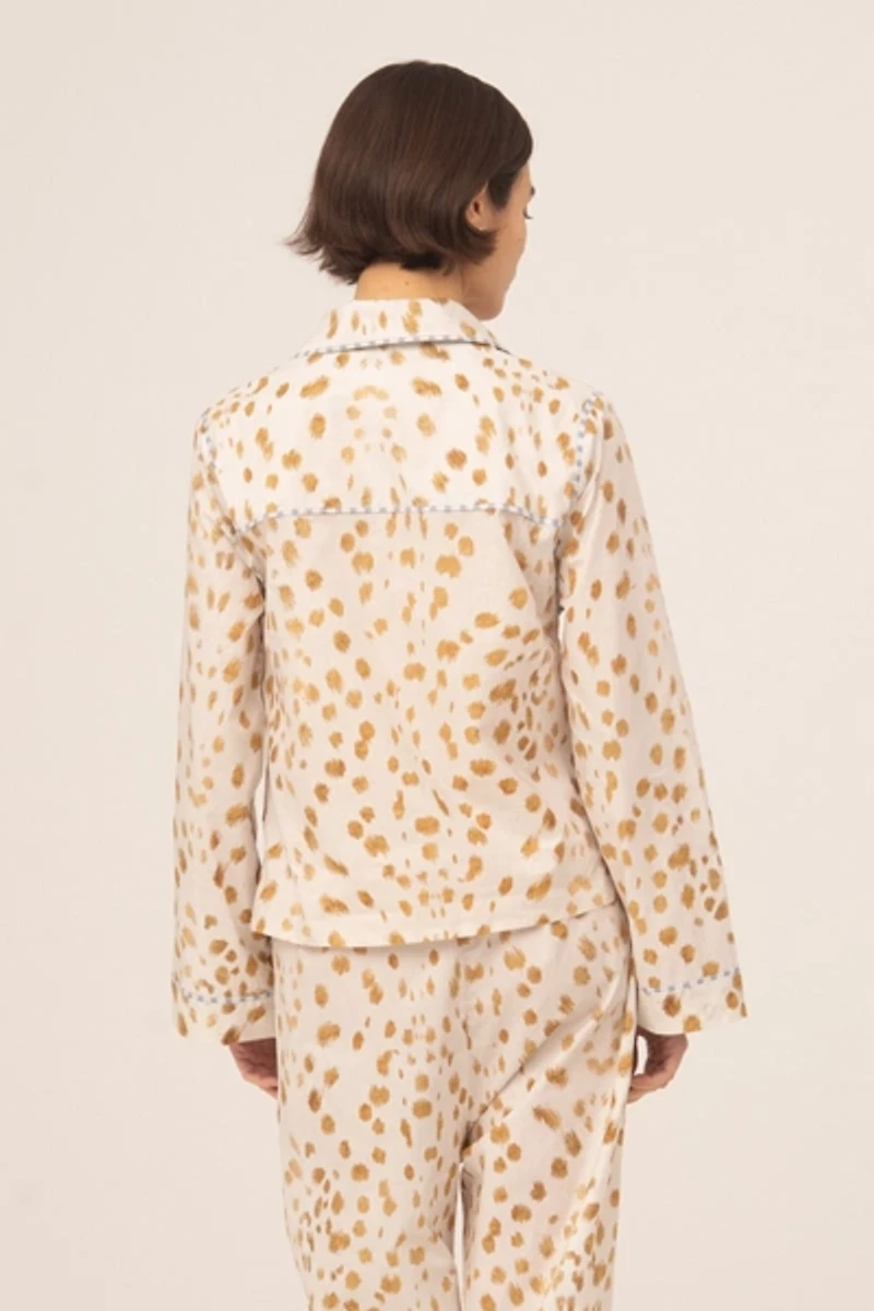 Carmen Says Bambi Deer Print Pajama Shirt