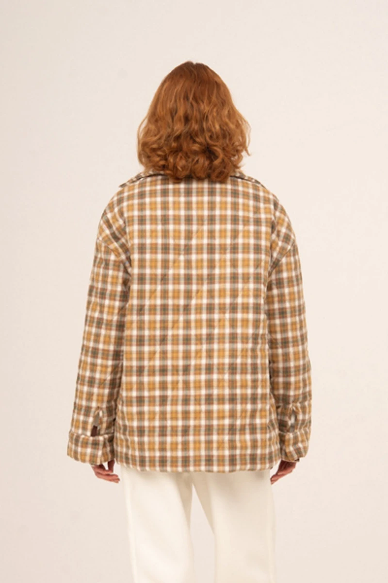 Carmen Says Willow Plaid Puffer Jacket