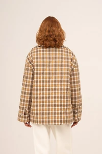 Carmen Says Willow Plaid Puffer Jacket
