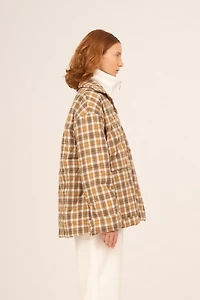 Carmen Says Willow Plaid Puffer Jacket