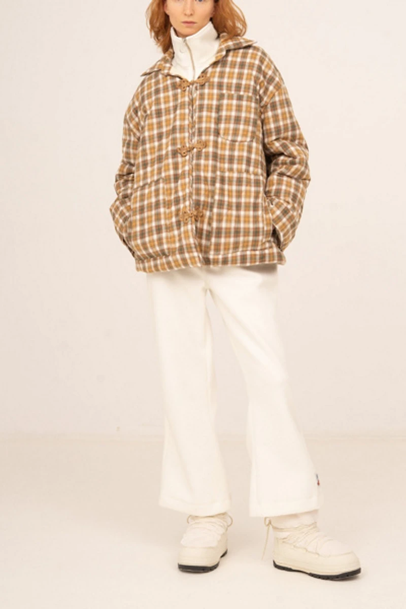 Carmen Says Willow Plaid Puffer Jacket