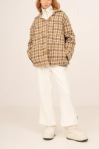 Carmen Says Willow Plaid Puffer Jacket