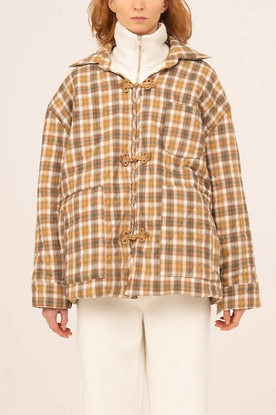 Carmen Says Willow Plaid Puffer Jacket