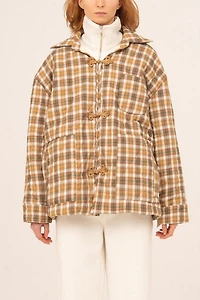 Carmen Says Willow Plaid Puffer Jacket
