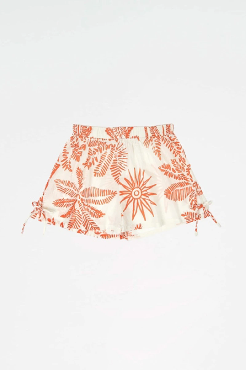 Carmen Says Cyrus Palm-Printed Shorts