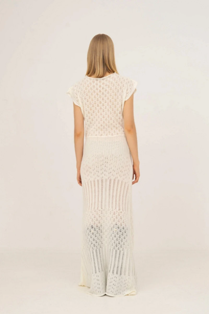 Carmen Says Sappy Knit Maxi Dress