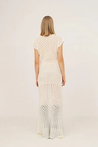 Carmen Says Sappy Knit Maxi Dress