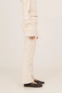 Carmen Says Angelic White Jersey Pants