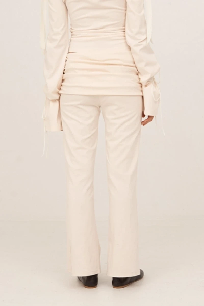 Carmen Says Angelic White Jersey Pants