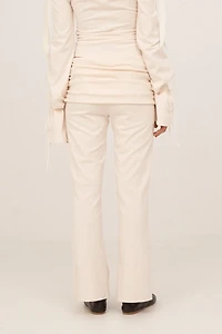 Carmen Says Angelic White Jersey Pants