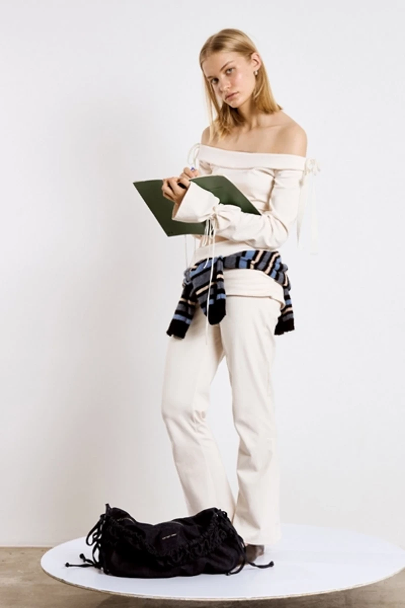 Carmen Says Angelic White Jersey Pants