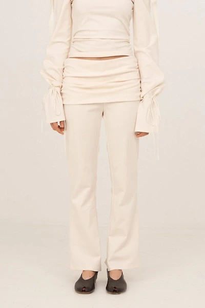 Carmen Says Angelic White Jersey Pants