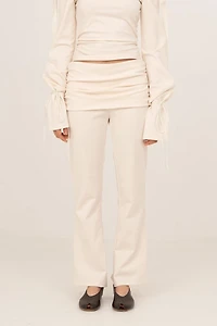 Carmen Says Angelic White Jersey Pants