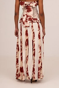 Carmen Says  Noctis Flower Print Skirt