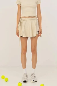 Carmen Says Volley Wrap Mini Tennis Skirt