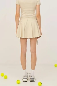 Carmen Says Volley Wrap Mini Tennis Skirt