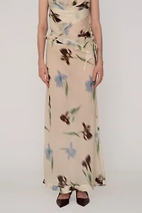 Carmen Says Summer Floral Print Ice Skirt