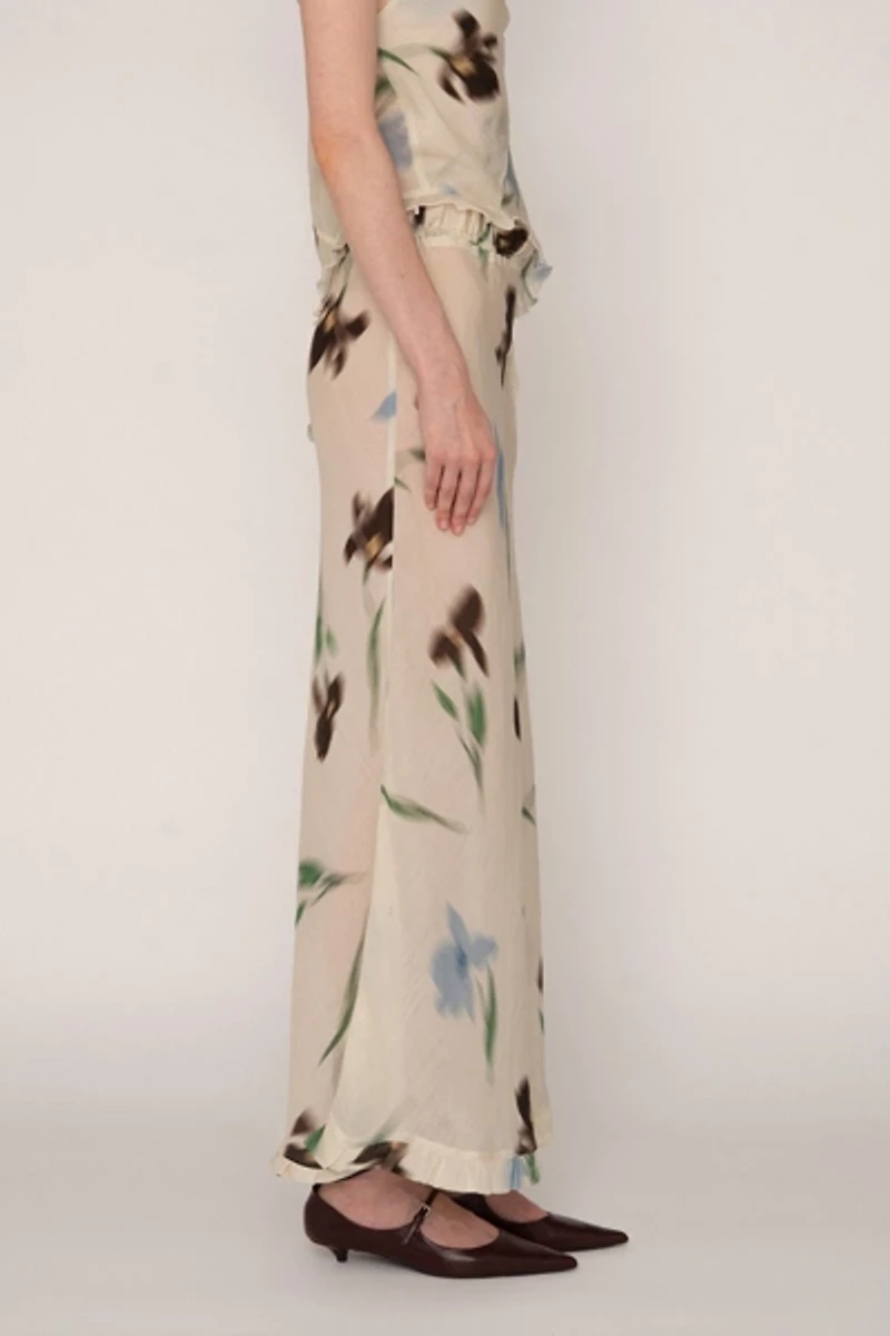 Carmen Says Summer Floral Print Ice Skirt