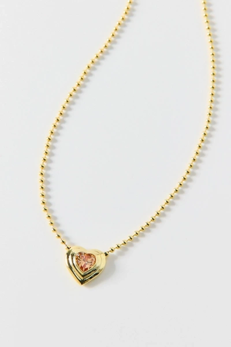 BONBONWHIMS Retro Heart Necklace