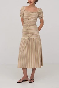 Carmen Says Persephone Striped Dress