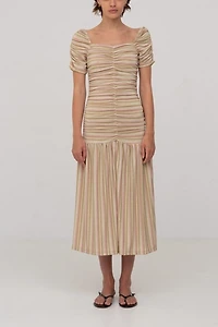 Carmen Says Persephone Striped Dress