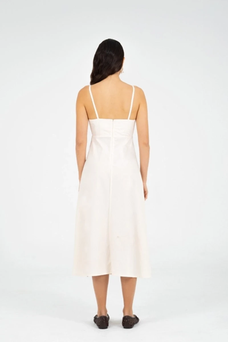 Carmen Says Lux Palm-Printed Dress