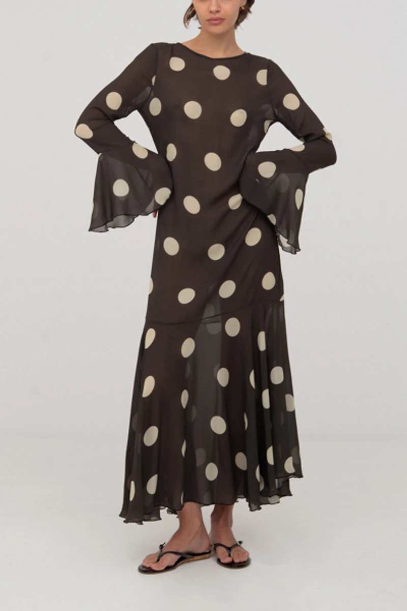 Carmen Says Jester Polka Dot Dress