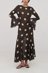Carmen Says Jester Polka Dot Dress