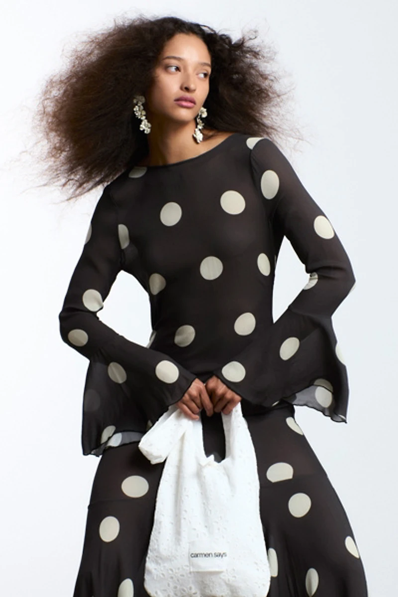 Carmen Says Jester Polka Dot Dress