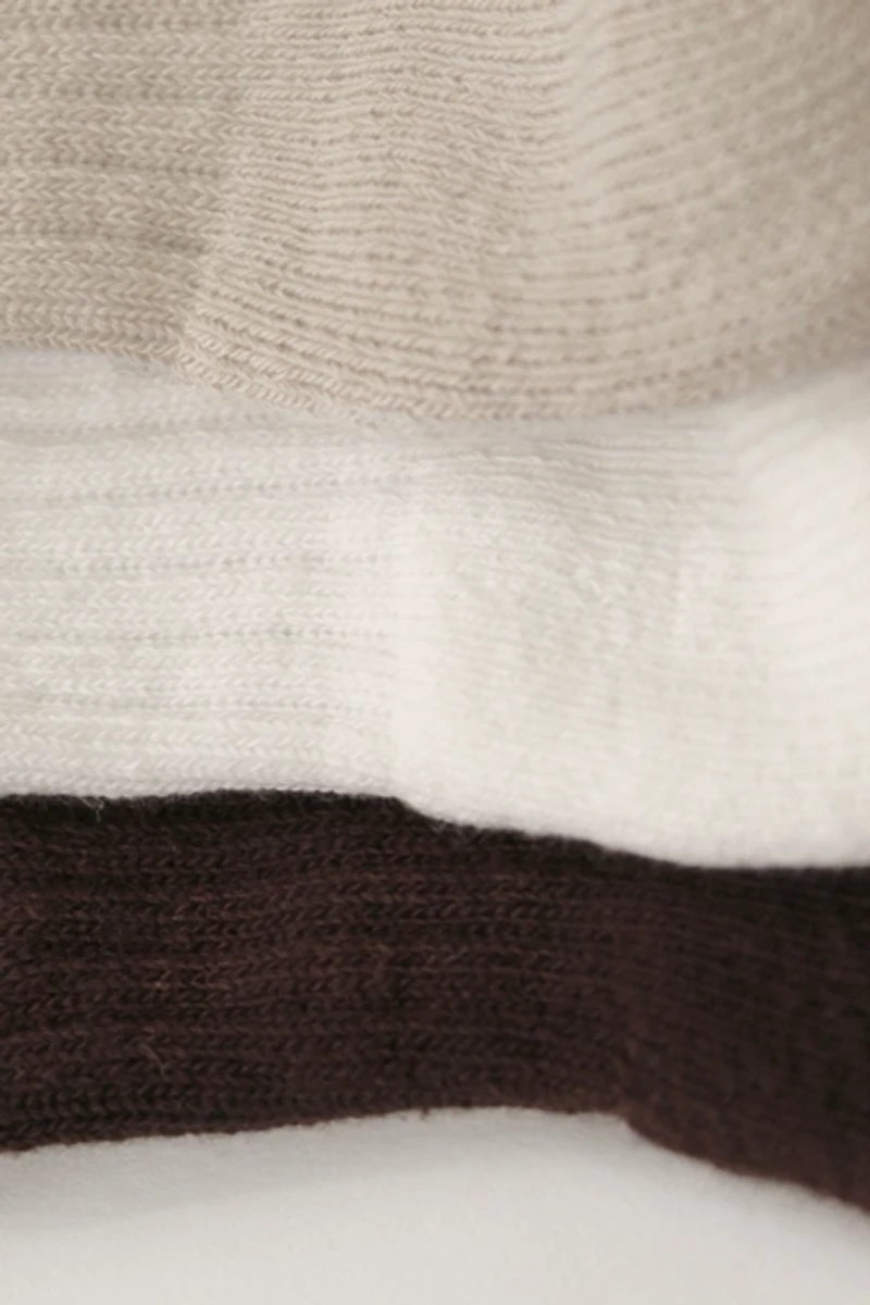 Fraise Quarter Crew Grip Socks (Set of 3)