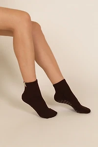 Fraise Quarter Crew Grip Socks (Set of 3)