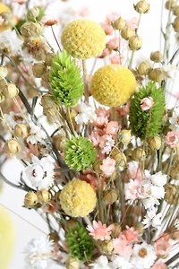 Roxanne’s Dried Flowers Flaxen Meadows Arrangement