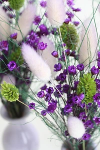 Roxanne’s Dried Flowers Violet Meadows Arrangement