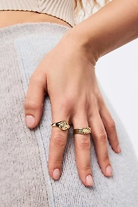 Ana Luisa Ariel Ring Gold Signet