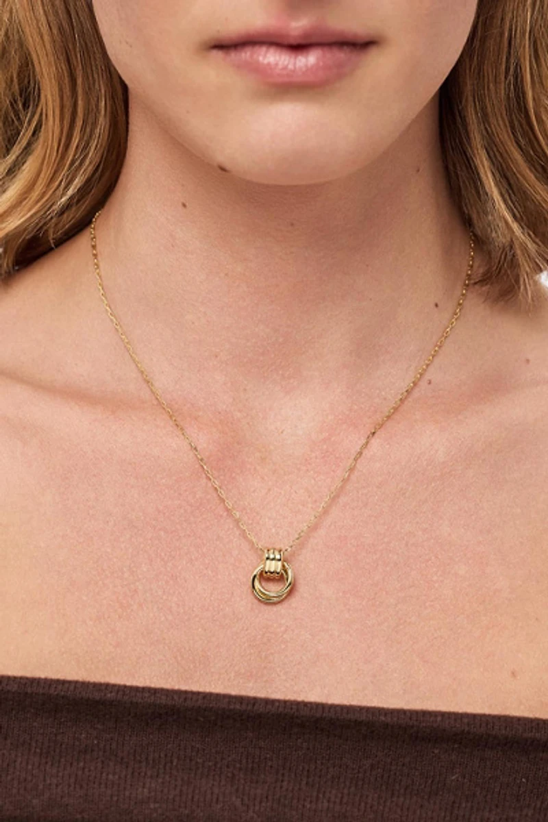 Ana Luisa Palmer Gold Statement Necklace
