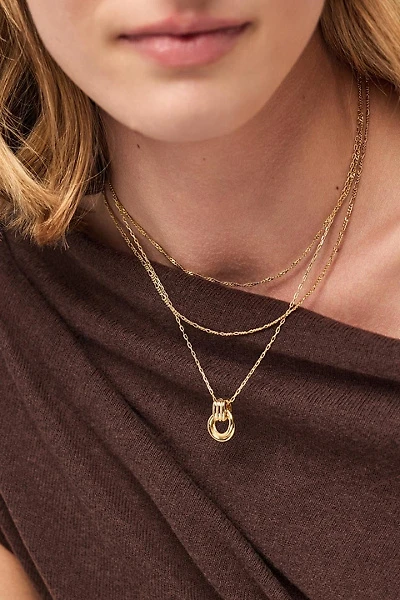 Ana Luisa Palmer Gold Statement Necklace
